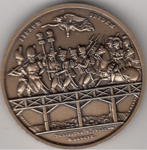 Médaille française bronze - française, en