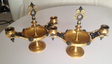 Belle Paire de bougeoirs