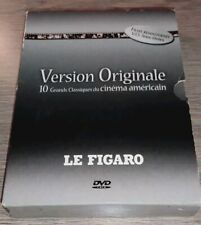 COFFRET FIGARO 10 DVD VERSION ORIGINALE CLASSIQUE DU CINEMA AMÉRICAIN DVD EN TBE