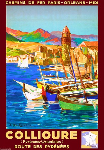 Affiche chemin fer paris - affiche,