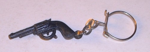 Ancien porte clés pistolet - clés, :