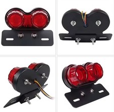 Phare De Moto Arrière  Universel Phare 12 V Support Plaque D’Immatriculation