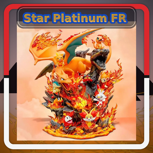 Figurine pokémon dracaufeu - pokémon,