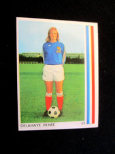 DELAHAYE  EQUIPE FRANCE FEMININE N° 23 FOOTBALL 78 GLOWACKI sticker panini 1978