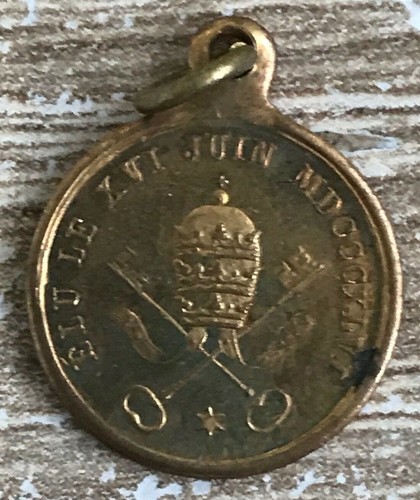 France memorial medallion - medallion, 1846