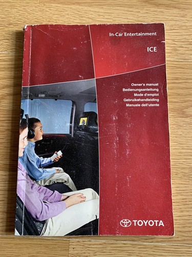 Toyota corolla verso manuel - toyota,