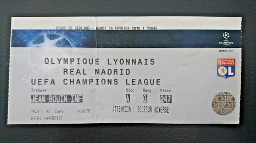 Lyon real madrid ticket - lyon, ol