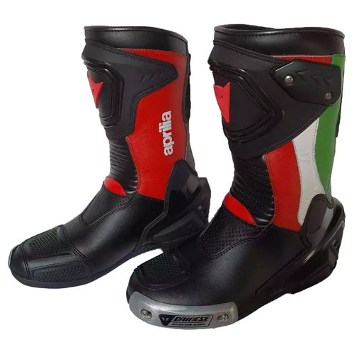 Aprilia bottes moto cuir - bottes,