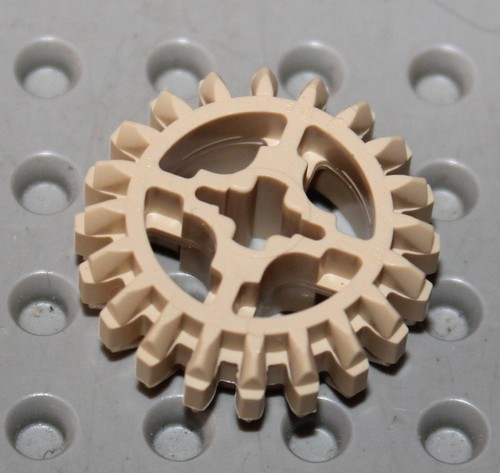 Lego technic tan gear tooth - lego,