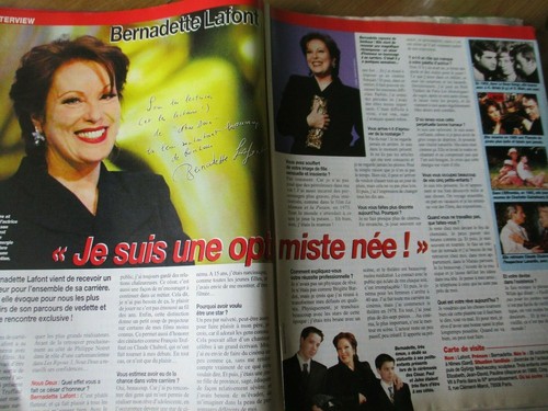 Coupure presse bernadette - de,