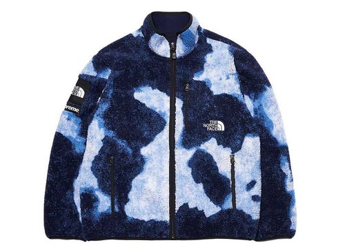 Veste polaire imprimée - , denim