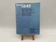 Mamiya M645 Chercheur De Prisme CdS Manuel D'Utilisation Allemand