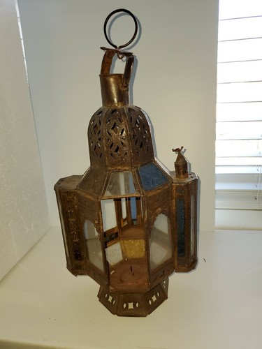 Antique tin candle light - antique,