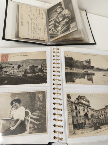 Lot classeurs cartes - classeurs,