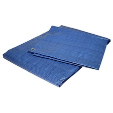 Bâche plastique bleue 80g