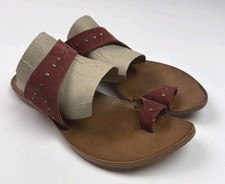 Cydwoq Studded Red Leather Toe