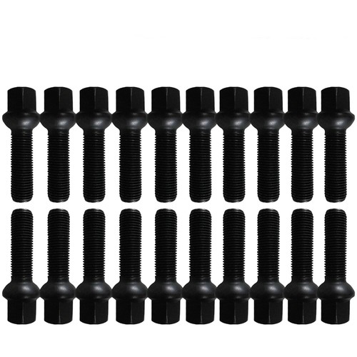 Boulons roue noir - , spherique