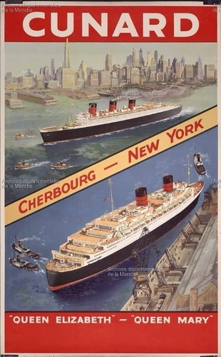 Affiche poster bateau - bateau, paquebot
