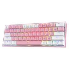 K617 Clavier de Jeu RVB Filaire 60% Clavier mécanique Compact 61 Touches comm...