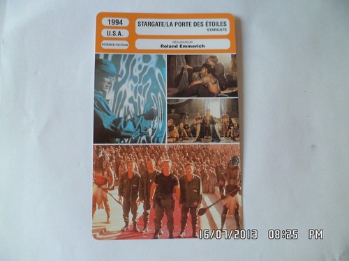 Carte fiche cinema 1994 - carte,