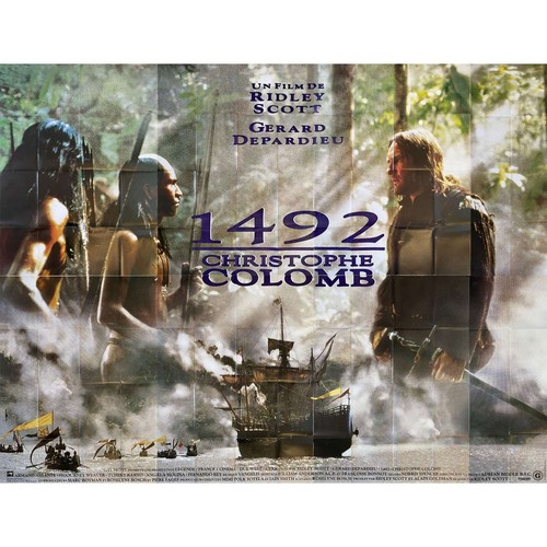 1492 christophe colomb - colomb, affiche