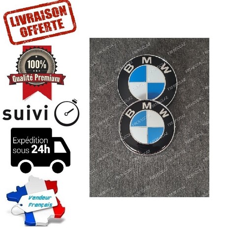 Bmw insigne logo capot - 2x,
