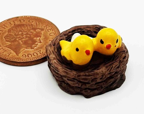 Poupées maison deux oiseaux - poupées,