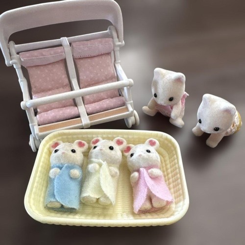 Ensemble poussette figurine - ensemble,