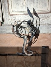 Sculpture Serpent en fer