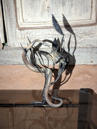 Sculpture serpent fer - sculpture, en