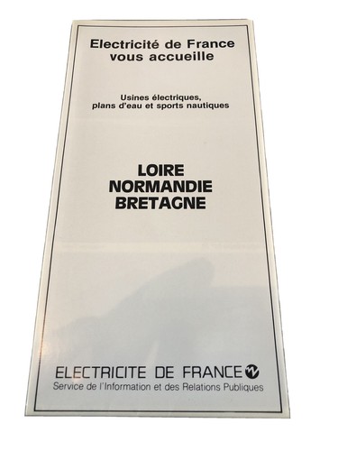 Ancienne carte edf provence - carte,
