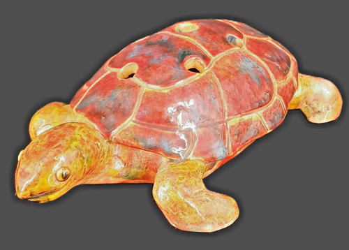 Pique fleurs tortue - pique-fleurs, en