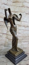 Hommage Salvador Dali - Bronze Sculpture - Surréaliste Ange
