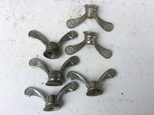 6 antique Ecrous papillons HURET, France vélo vintage ancien vélo de course