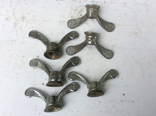 Antique ecrous papillons - 6,