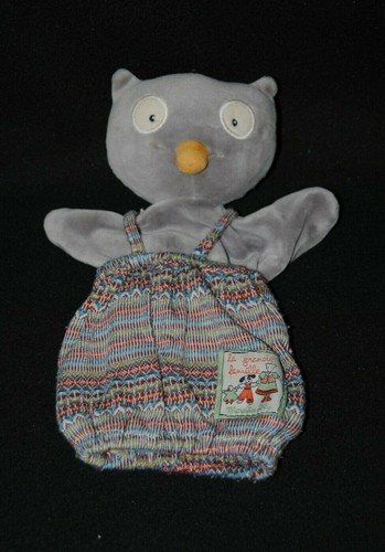Doudou marionnette chouette