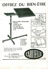 Publicité ancienne table