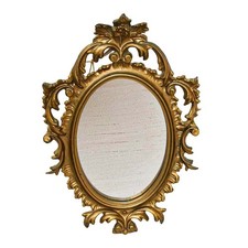 Petit miroir glace cadre ovale