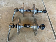 Paire de moyeux MAILLARD 700 professional pour vélo de course ancien année 70/80