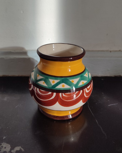 Petit vase boule - , faïence
