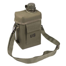 PATROL CANTEEN GOURDE AVEC HOUSSE ET SANGLE OLIVE 2 L BIVOUAC OUTDOOR MILITAIRE