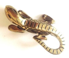 broche ancienne couleur or