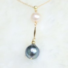 Collier gold filled perle - filled,
