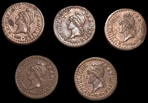 Lot pieces centime - centime, a