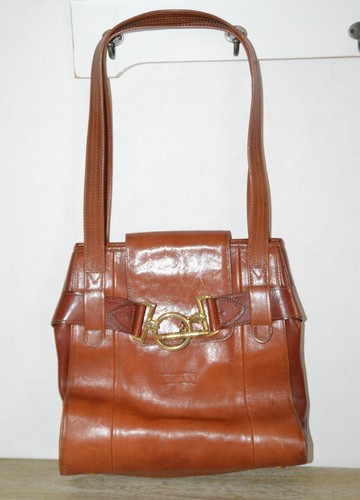Sac cuir marron vintage - sac,