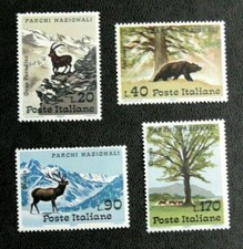 THEME ANIMAUX DIVERS : 1967 ITALIE YVERT N° 964 à 967** NEUF - TBE