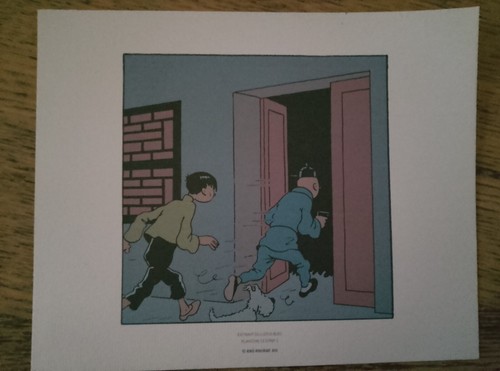 Planche tintin moulinsart - planche,