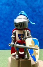 Playmobil Chevalier Français Du Lys Knight Soldat Château Custom Vintage
