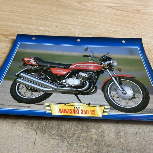 Kawasaki 350 1971 fiche - 350, s2