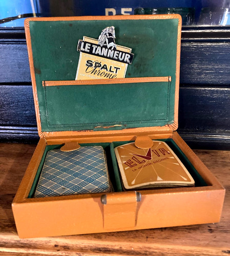 Rare coffret cuir - en, le